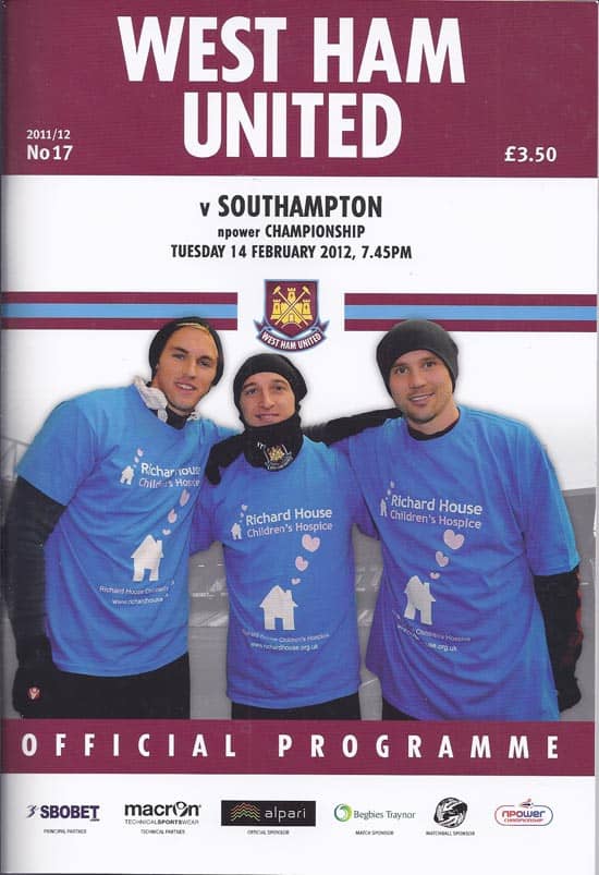 West Ham United FC v Southampton FC